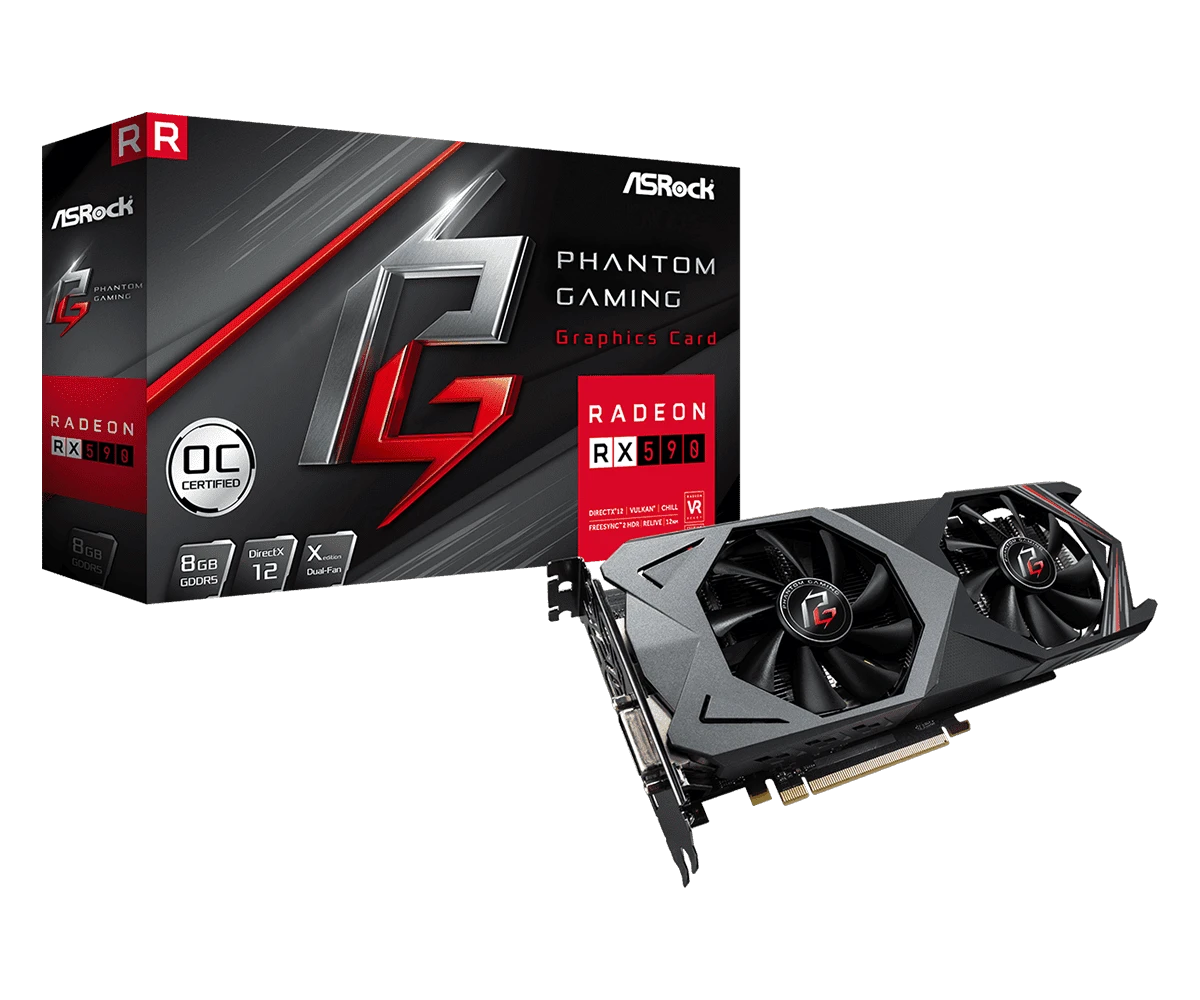 ASRock Phantom Gaming X Radeon RX590 8G OC